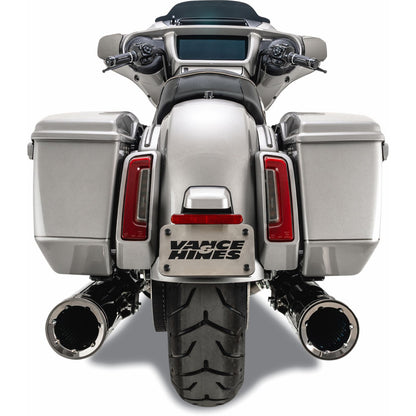Vance And Hines Hi-Output Slip-On Mufflers - Dark Chrome - 4-1/2" 16468_1392901