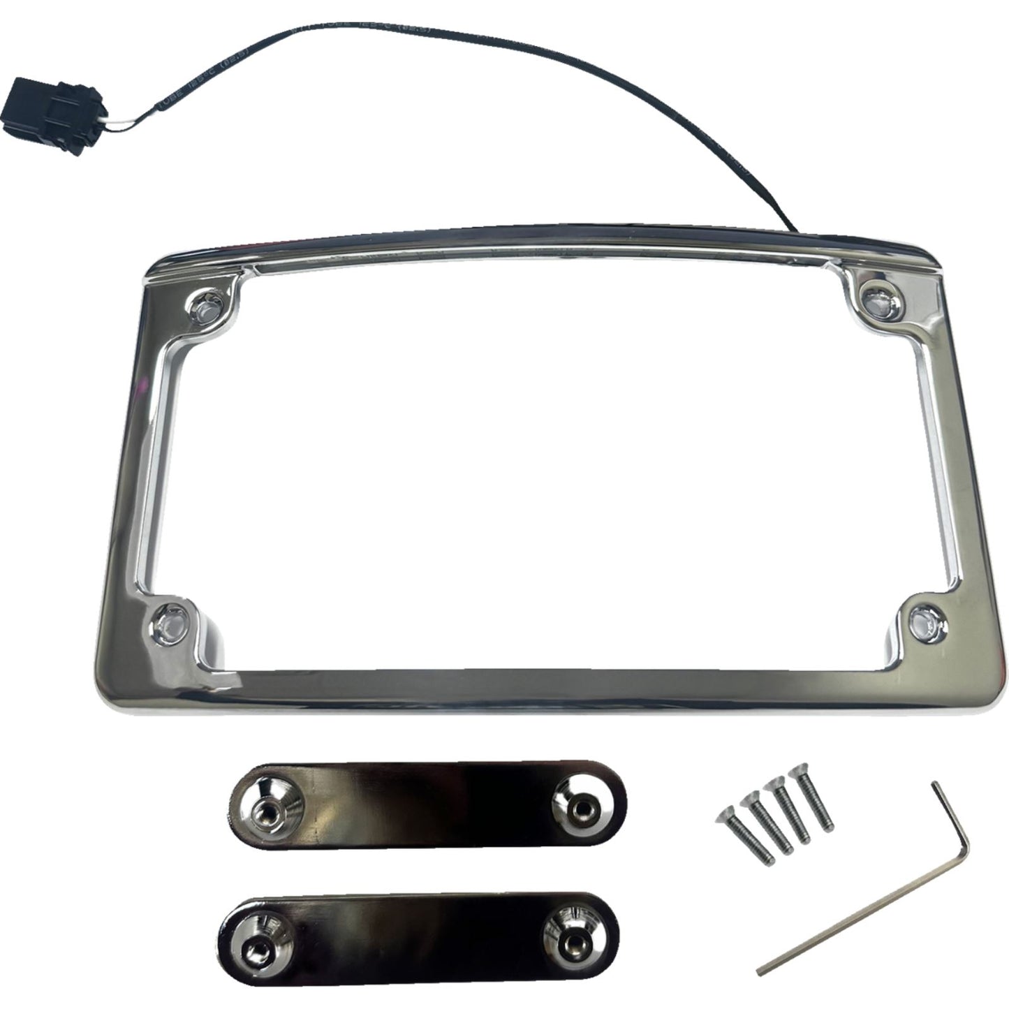 Custom Dynamics Lighted License Plate Frame - Chrome LPF-RAD-23CVO-C_1392836
