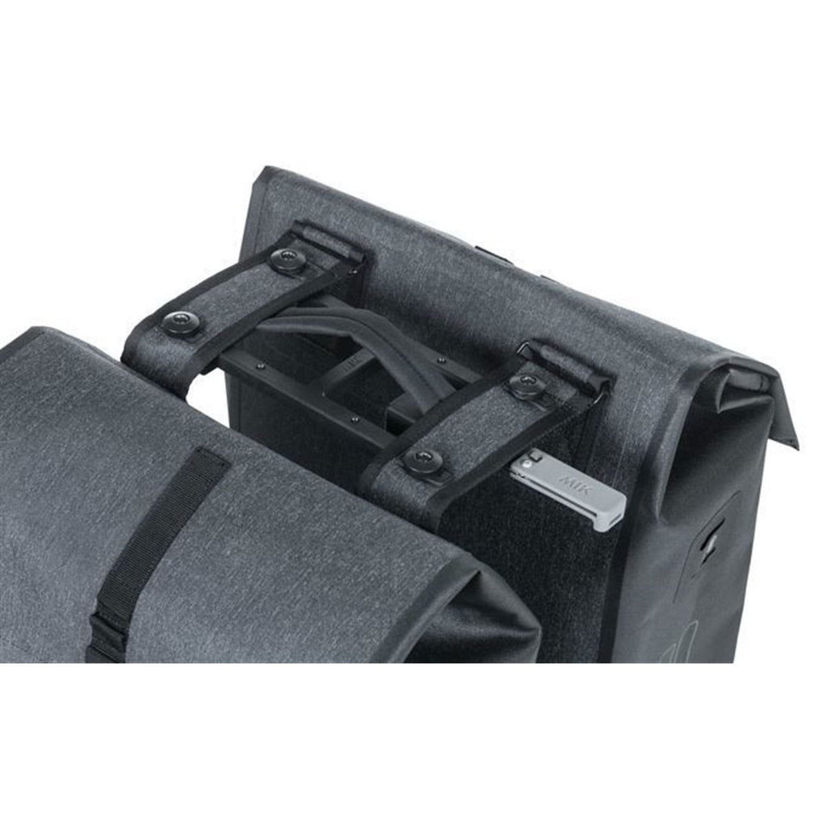 Basil Urban Dry MIK - Double Bicycle Bag - 50 liter - Charcoal Melee [MPN: 17797]_1392977