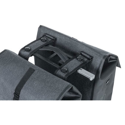 Basil Urban Dry MIK - Double Bicycle Bag - 50 liter - Charcoal Melee [MPN: 17797]_1392977