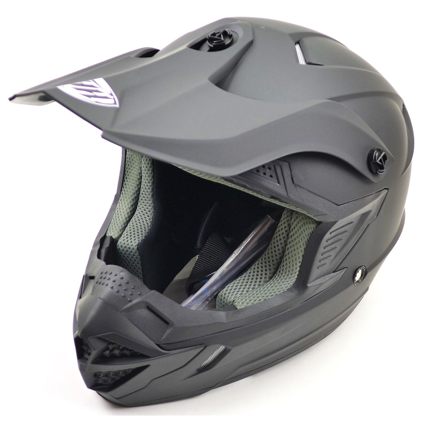 THH Helmets T730X Solid Helmet - Flat Black - Small OPEN BOX [MPN: 647967]_1396233