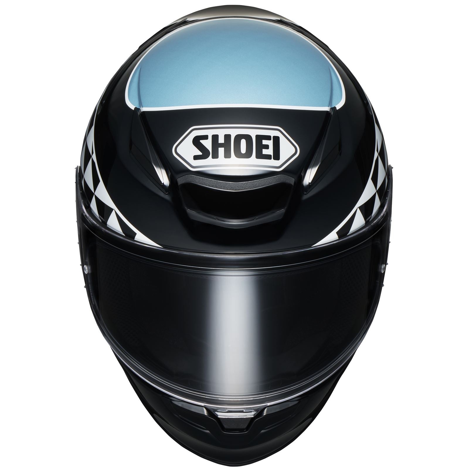 Shoei RF-1400 Shakin' Speed Helmet - TC-2 Black/White/Light Blue_1443811