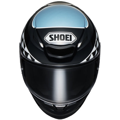 Shoei RF-1400 Shakin' Speed Helmet - TC-2 Black/White/Light Blue_1443811