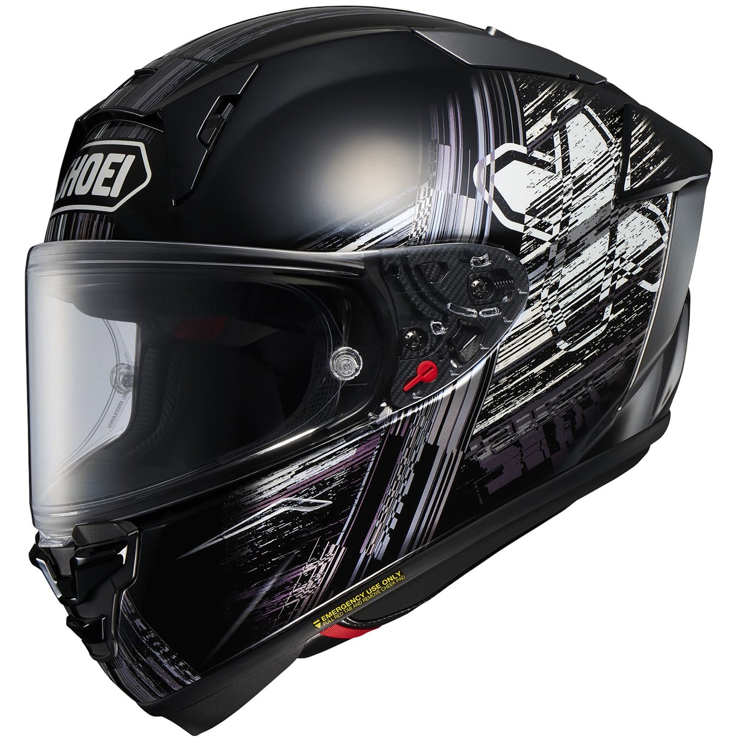 Shoei X-15 Cross Logo Helmet - Black/White - TC-5_1440703