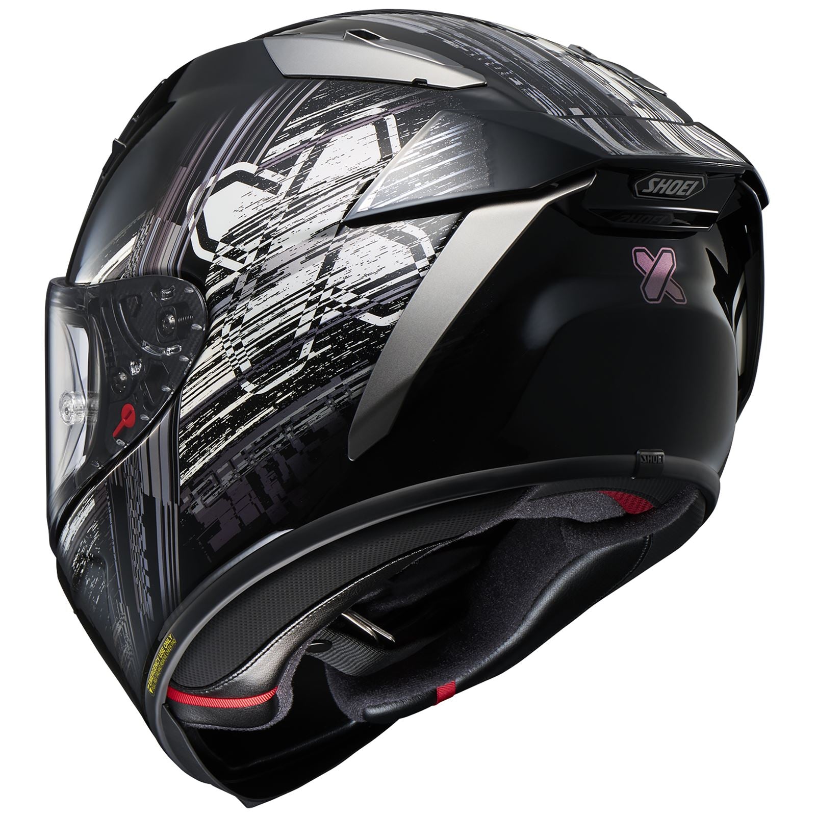 Shoei X-15 Cross Logo Helmet - Black/White - TC-5_1440704