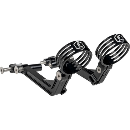 Legend Suspensions REVO ARC External Reservoir Mount - Black for H-D FLHR/FLTR [MPN: 1313-0245]_1394941