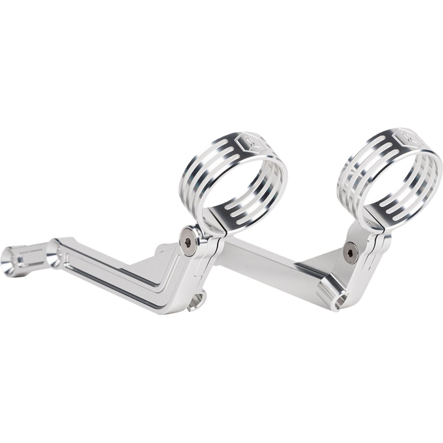 Legend Suspensions REVO ARC External Reservoir Mount - Clear for Harley-Davidson FLHR/FLHX [MPN: 1313-0246]_1394942