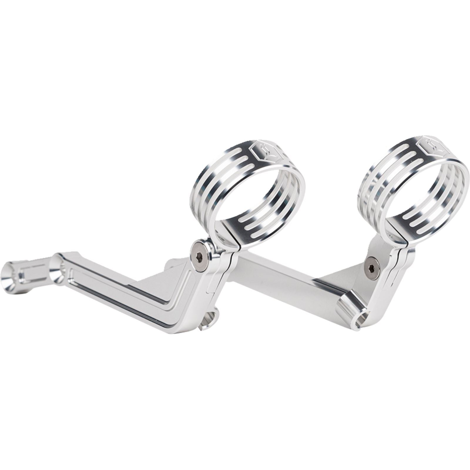 Legend Suspensions REVO ARC External Reservoir Mount - Clear for Harley-Davidson FLHR/FLHX [MPN: 1313-0246]_1394942