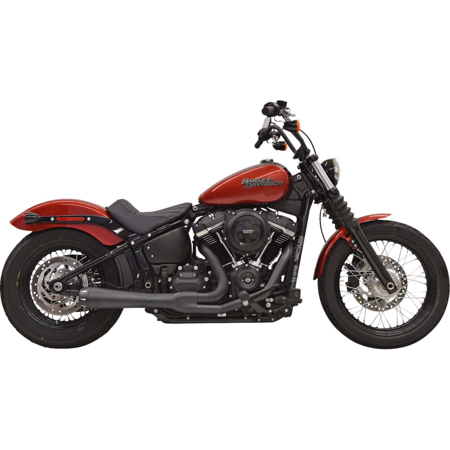Bassani Manufacturing 2-into-1 Road Rage III Exhaust System - 49-State - Black [MPN: 1S72RBE]_1395002