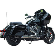 S&S Cycle 2-into-1 Qualifier Exhaust System - Race Only - Brushed Stainless Steel 550-1082_1395034