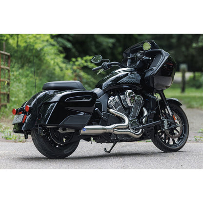 S&S Cycle 2-into-1 Qualifier Exhaust System - 50-State - Brushed Stainless Steel 550-1083_1395063