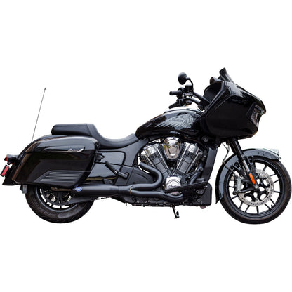 S&S Cycle 2-into-1 Qualifier Exhaust System - 50-State - Black - Stainless Steel 550-1085_1395067