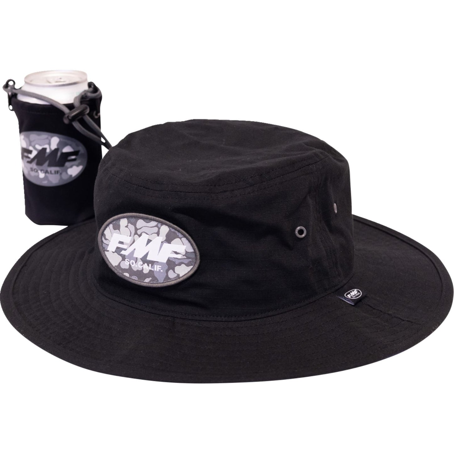FMF Racing Froggy Bucket Hat - Black SP24193900BLK_1395078