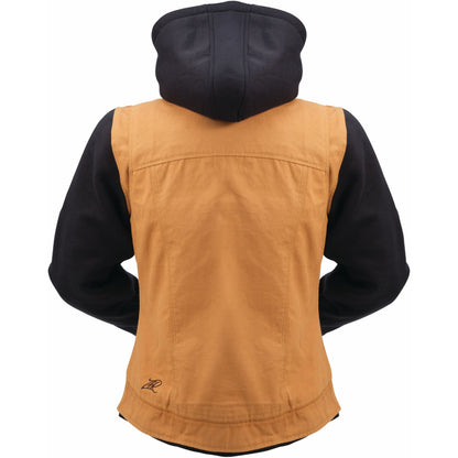 Z1R Women's Jayrod Leather Jacket - Black/Tan_1395112