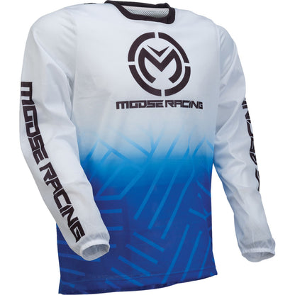 Moose Offroad Sahara Jersey - Blue/White_1395565