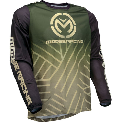 Moose Offroad Sahara Jersey - Green/Black_1395548