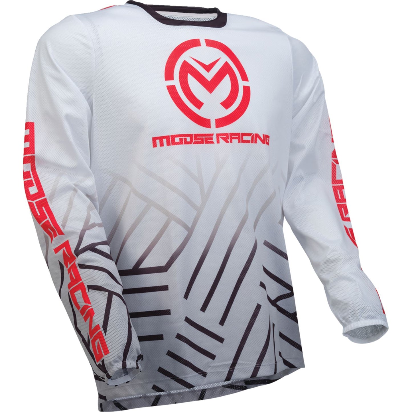 Moose Offroad Sahara Jersey - Black/White_1395628