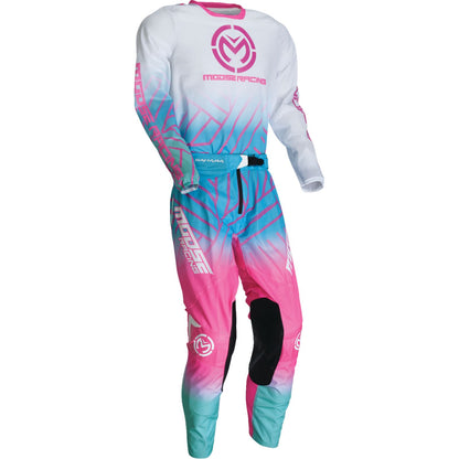 Moose Offroad Sahara Jersey - Pink/Blue/White_1395585