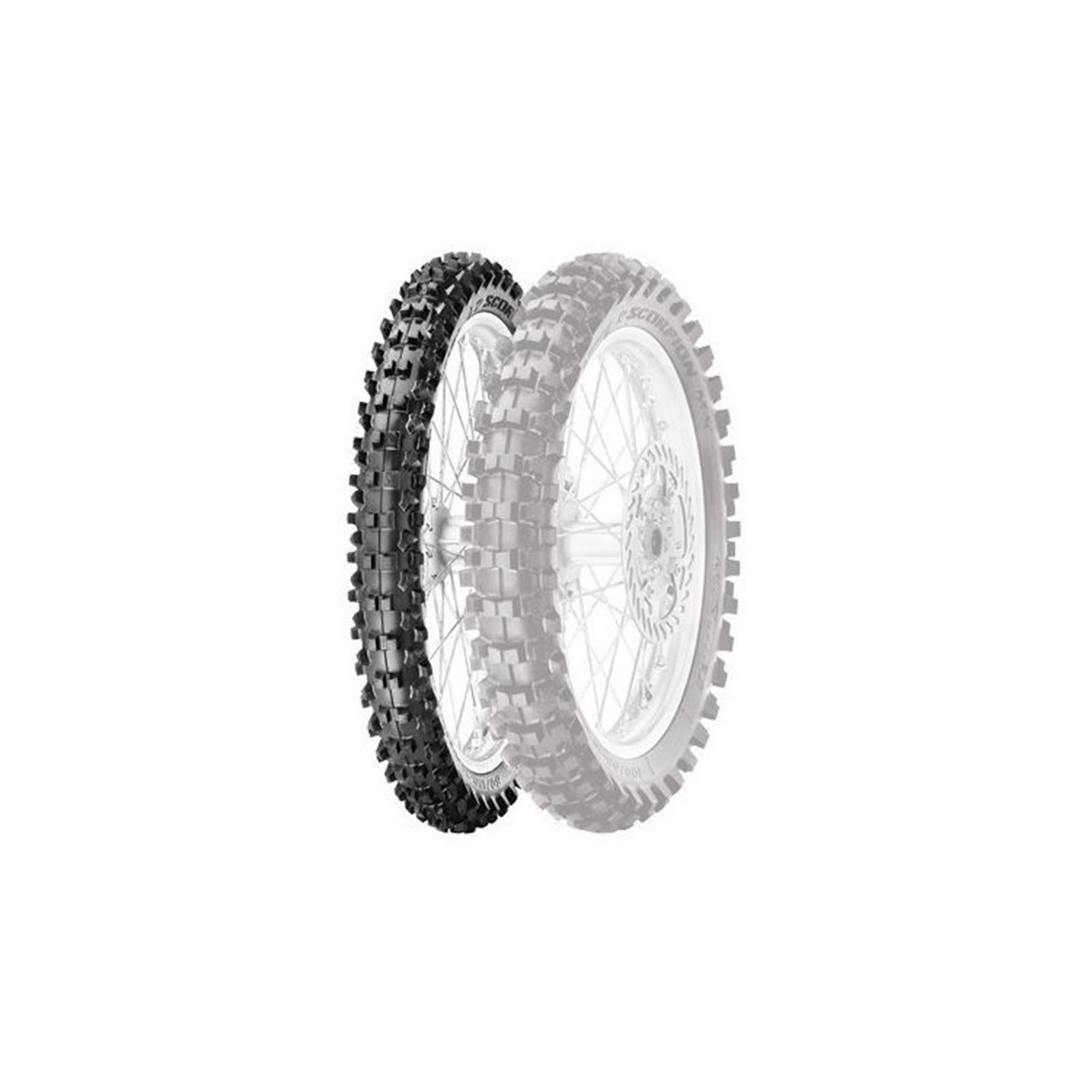 Pirelli - Powersports Scorpion™ MX32 Mid Soft Tire - Front - 60/100 - 14 NHS - 29M [MPN: 3842000]_1471221