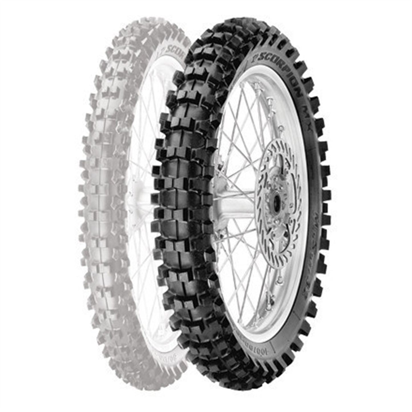 Pirelli - Powersports Scorpion™ MX32 Mid Soft Tire - Rear - 120/90 - 19 NHS 66M 3842500_1414047