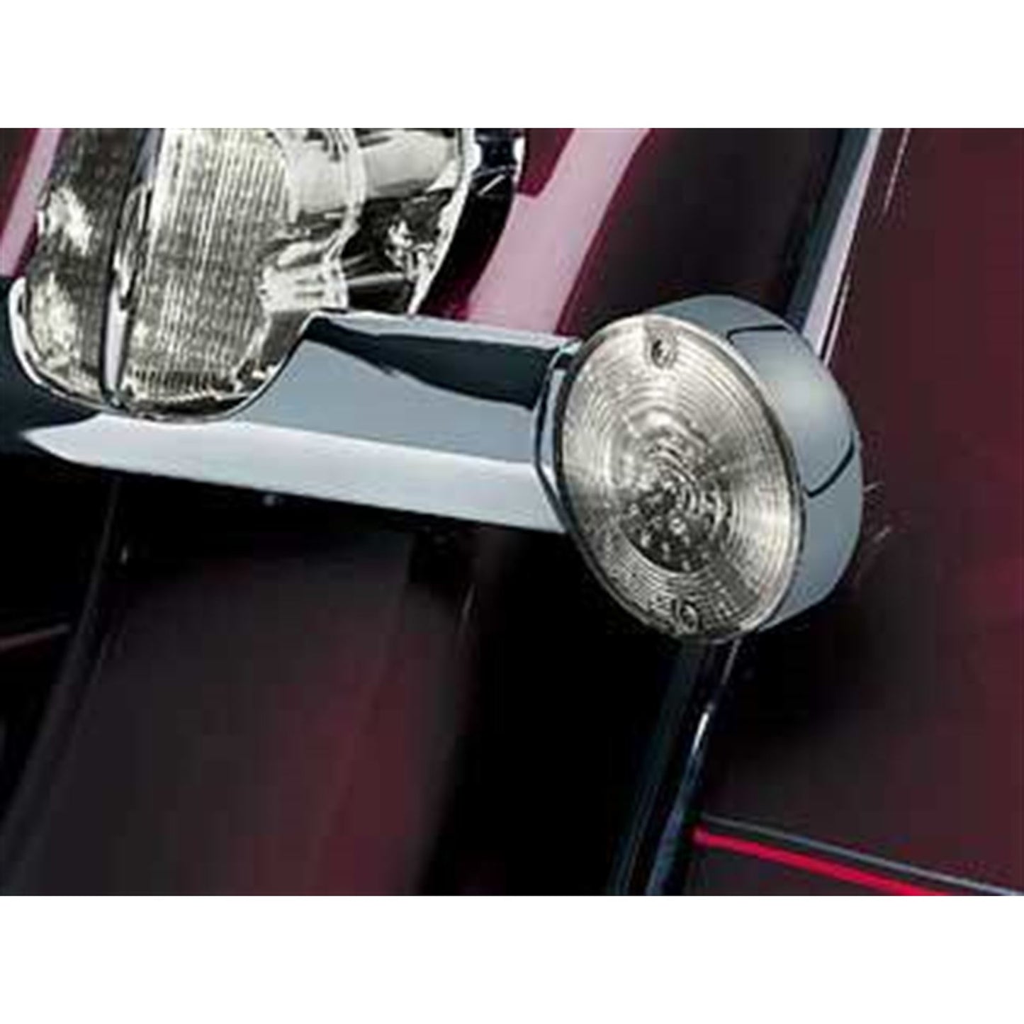 Kuryakyn Rear LED Turn Signal Conversion - Flat - Smoke Lens 4826_1396381
