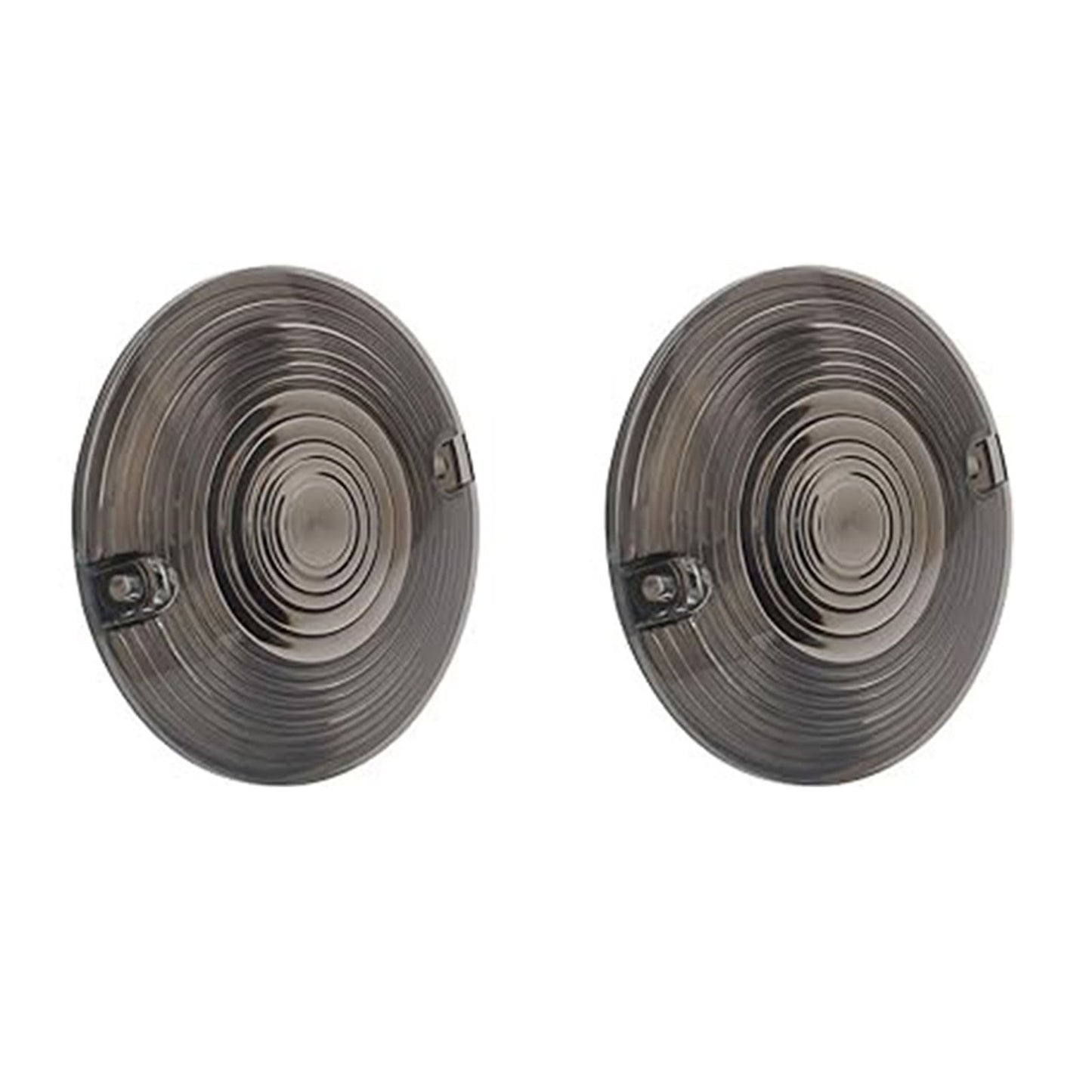 Kuryakyn Front LED Turn Signal Conversion - 3-1/4" Flat - Smoke Lens 4829_1396587