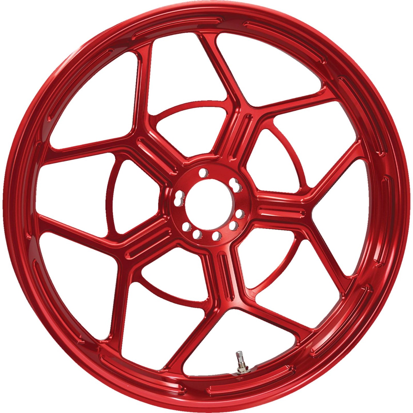Arlen Ness Wheel - Speed 5 - Forged - Red - 19x3.25 71-587_1397109