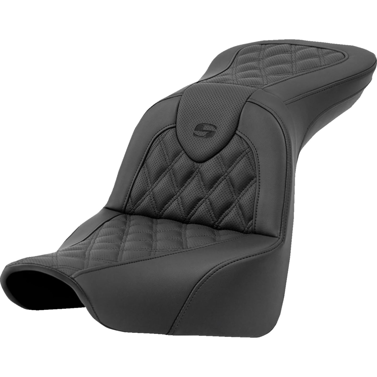 Saddlemen Roadsofa™ Seat - Lattice Stitch - without Backrest FXLR/FLSB '18-'23 [MPN: 818-29-182]_1397239