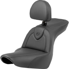 Saddlemen Roadsofa™ Seat - w/Backrest - Black Stitching - FXLR/FLSB '18-'23 818-29-187BR_1397244