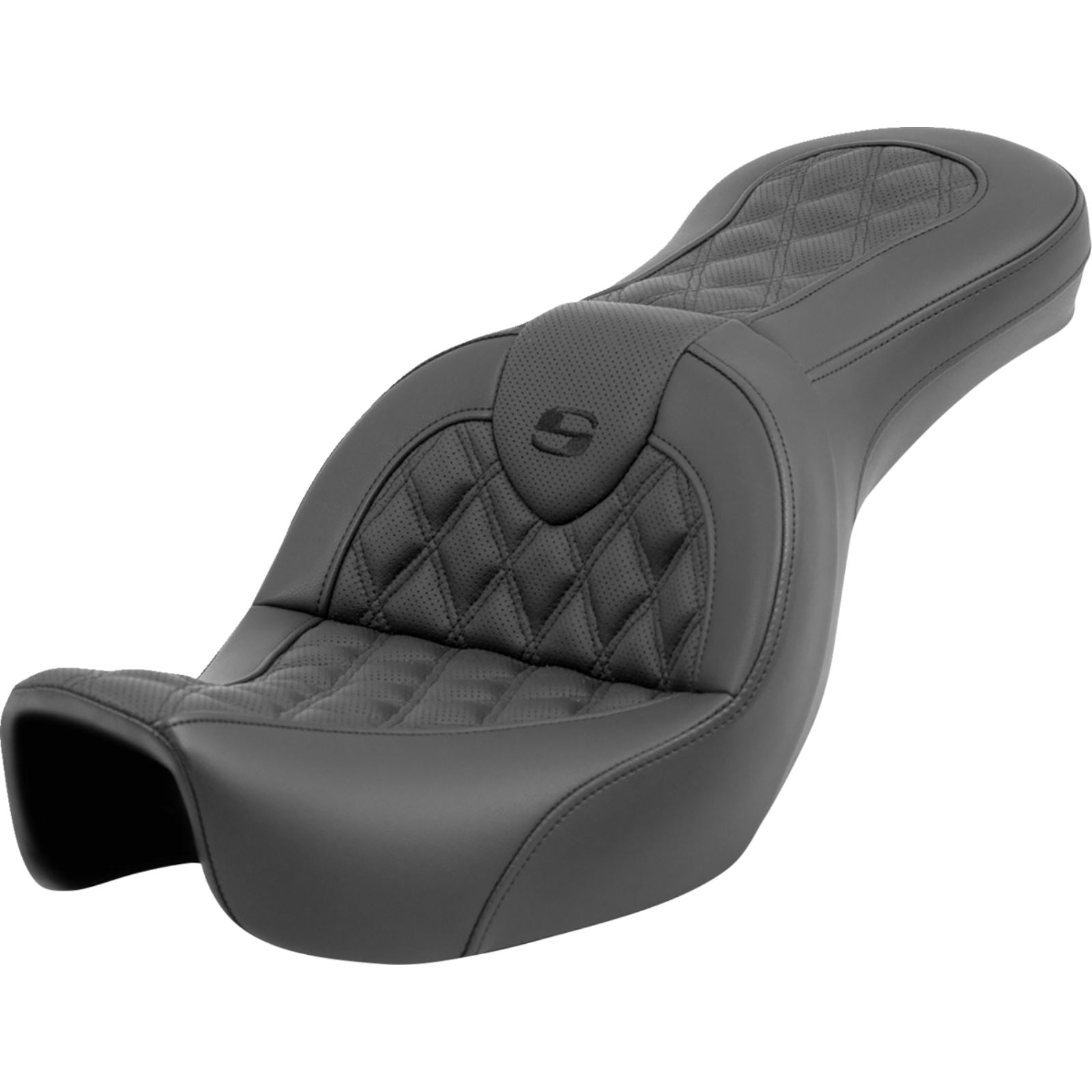 Saddlemen Roadsofa™ Seat - Lattice Stitch - without Backrest - FXD '06-'17 806-04-182_1397245