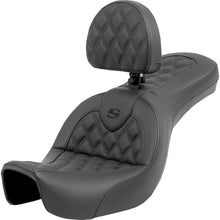Saddlemen Roadsofa™ Seat - Lattice Stitch - with Backrest - FXD '06-'17 806-04-182BR_1397246