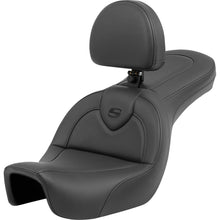 Saddlemen Roadsofa™ Seat - with Backrest - Black/Black Stitching FXD '06-'17 806-04-187BR_1397275