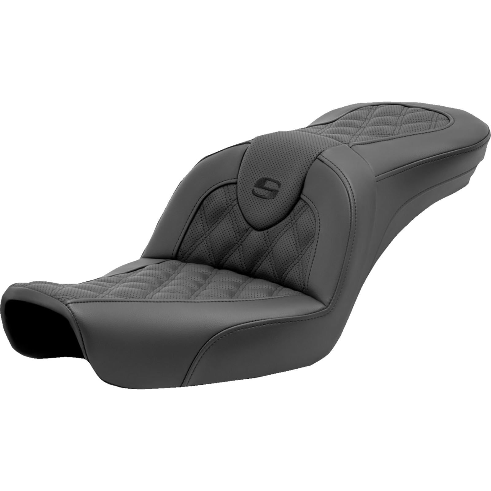 Saddlemen Roadsofa™ Seat - Lattice Stitch - without Backrest - FXD '96-'03 896-04-182_1397301
