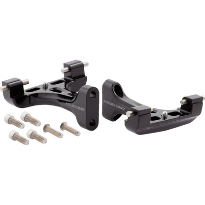 Arlen Ness Forged Passenger Floorboard Mounts - All Black 410-032_1397277