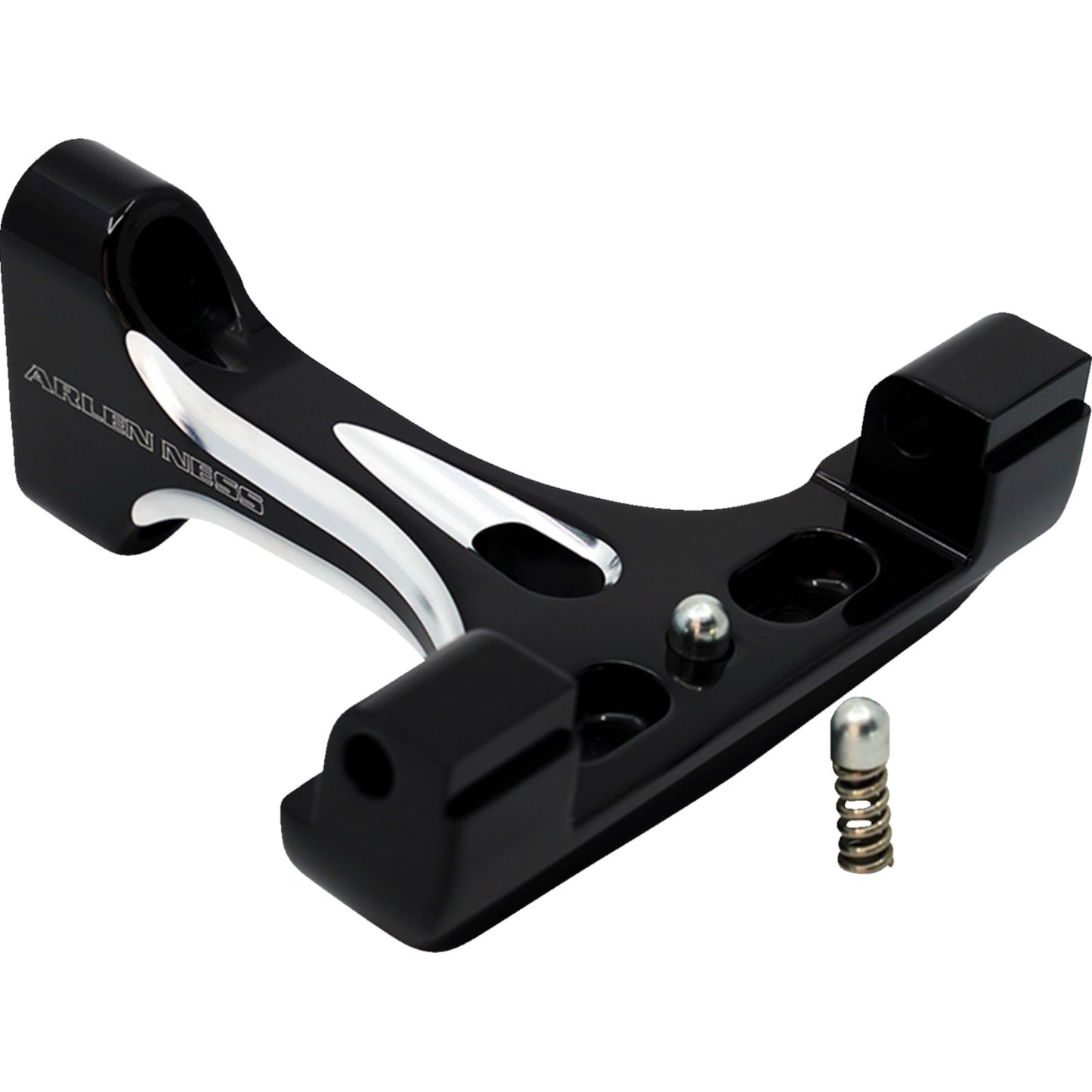 Arlen Ness Forged Passenger Floorboard Mounts - Black 410-033_1397280