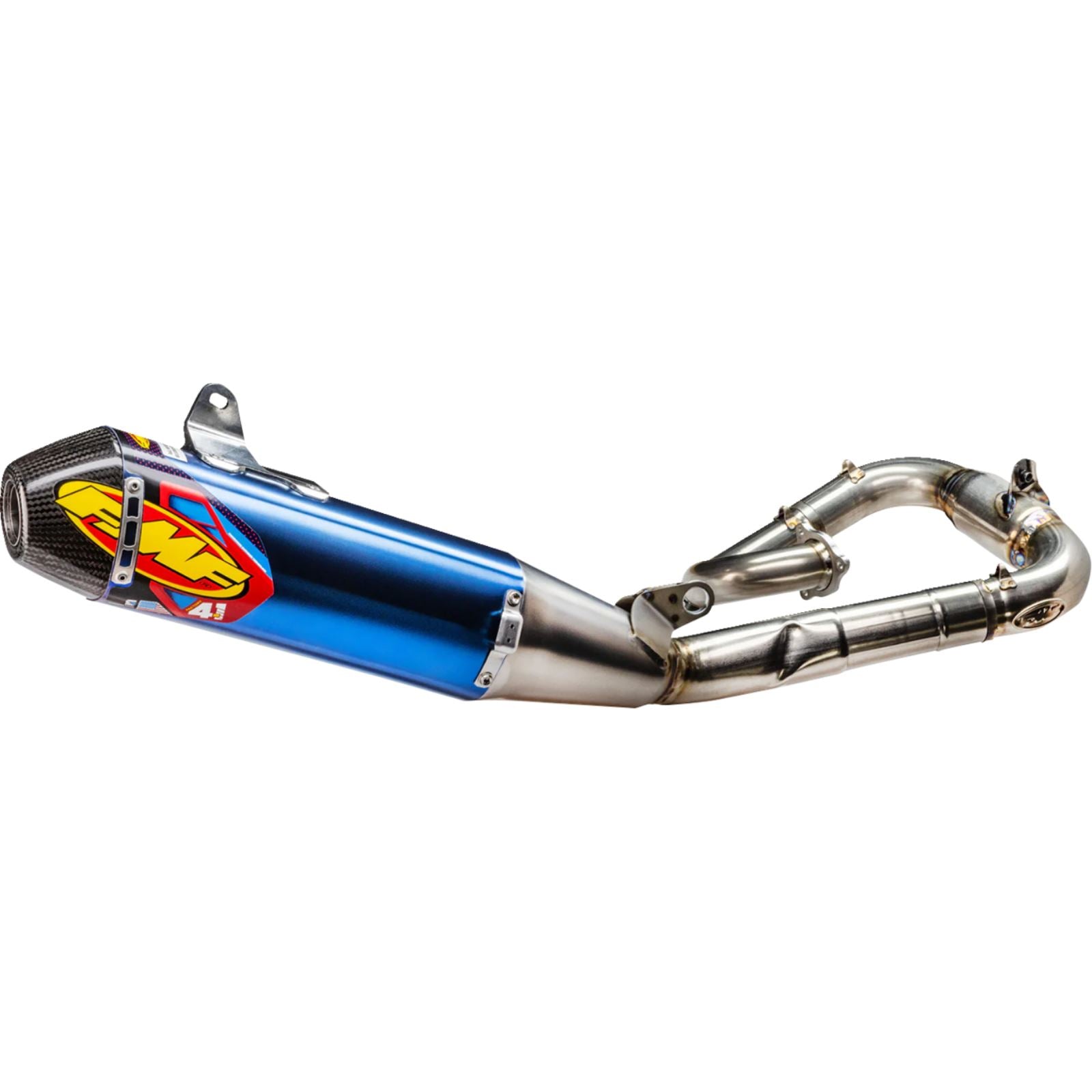 FMF Racing Factory 4.1 RCT Exhaust System - Titanium - Carbon Fiber End Cap 044478_1409651