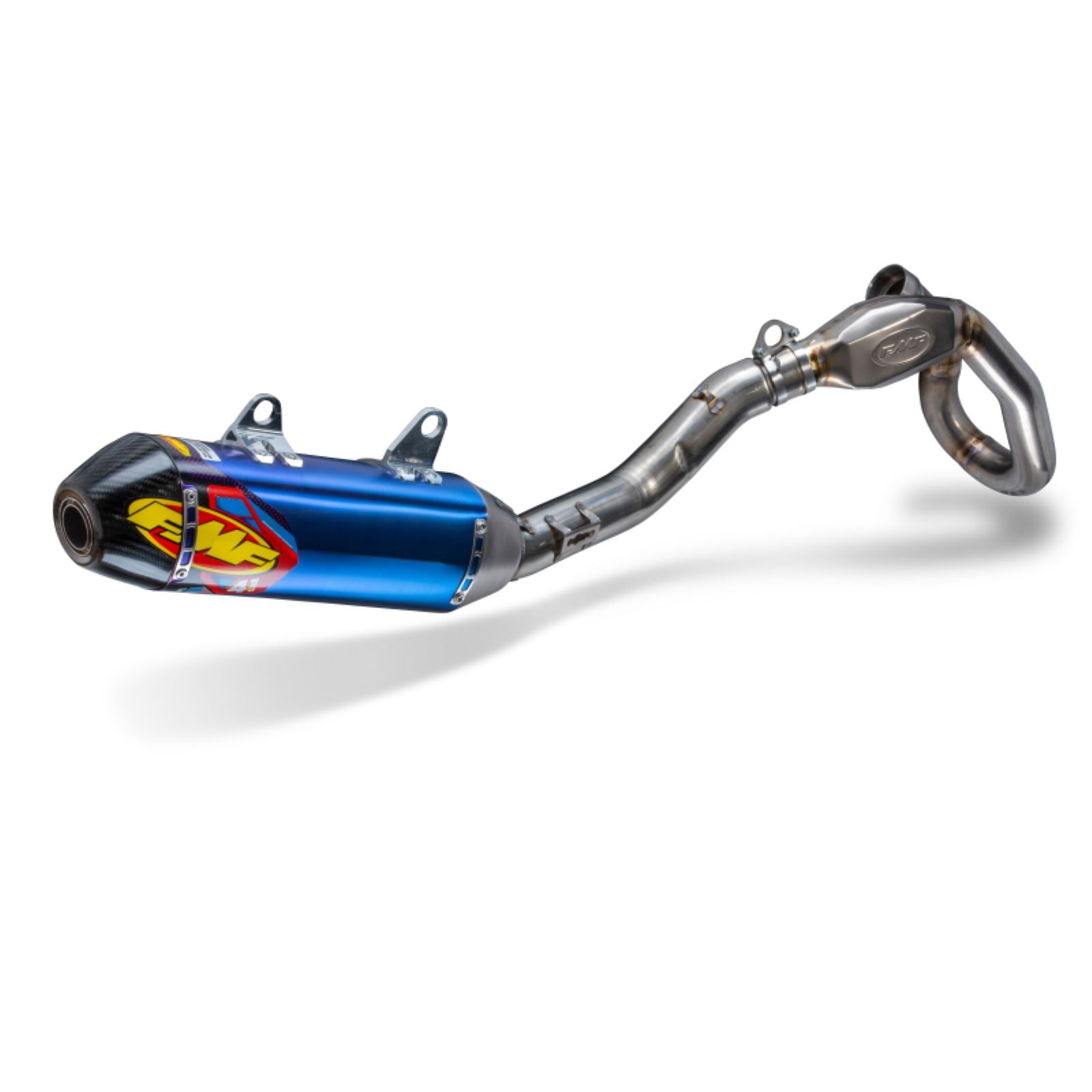 FMF Racing Factory 4.1 RCT Exhaust System - Titanium - Carbon Fiber End Cap 044478_1459467