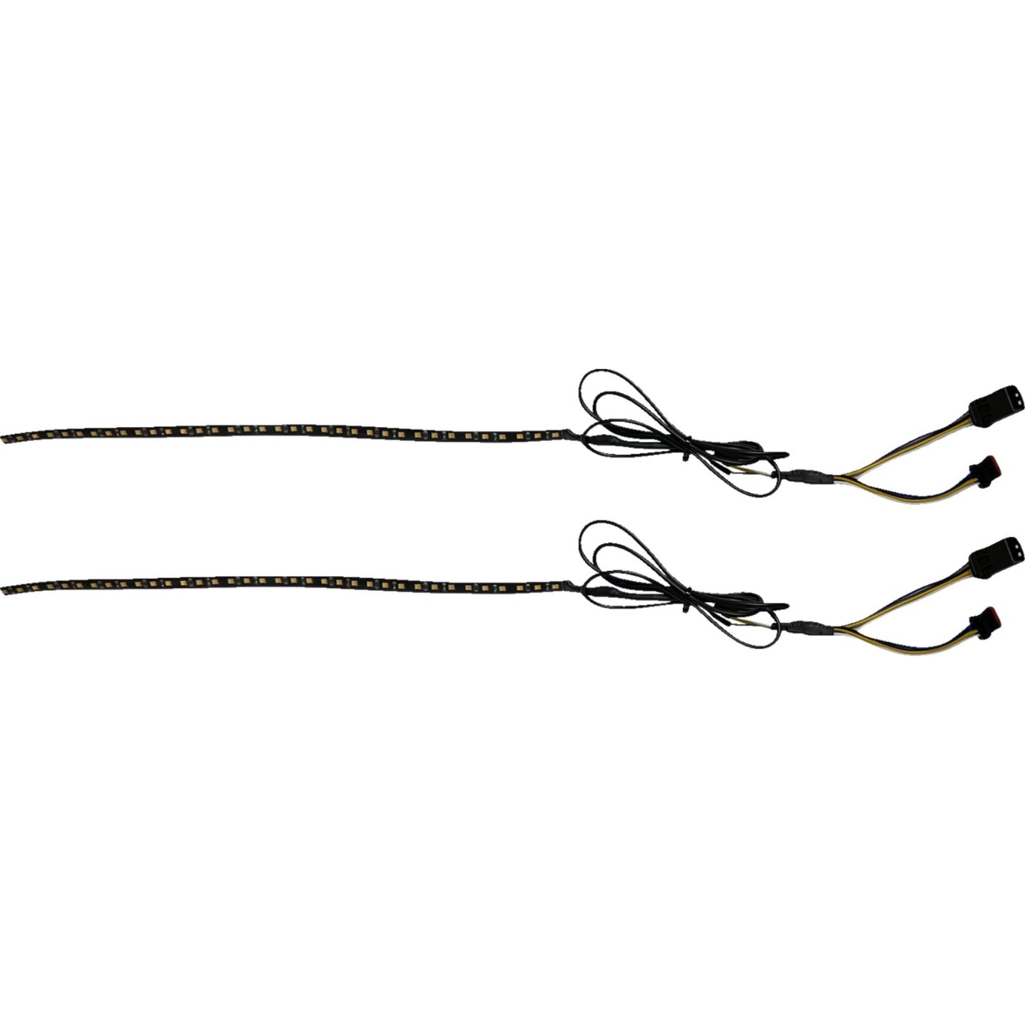 Custom Dynamics Dual Color Light Strips - Fairing - Amber/White CD-LED-36-AW_1397281