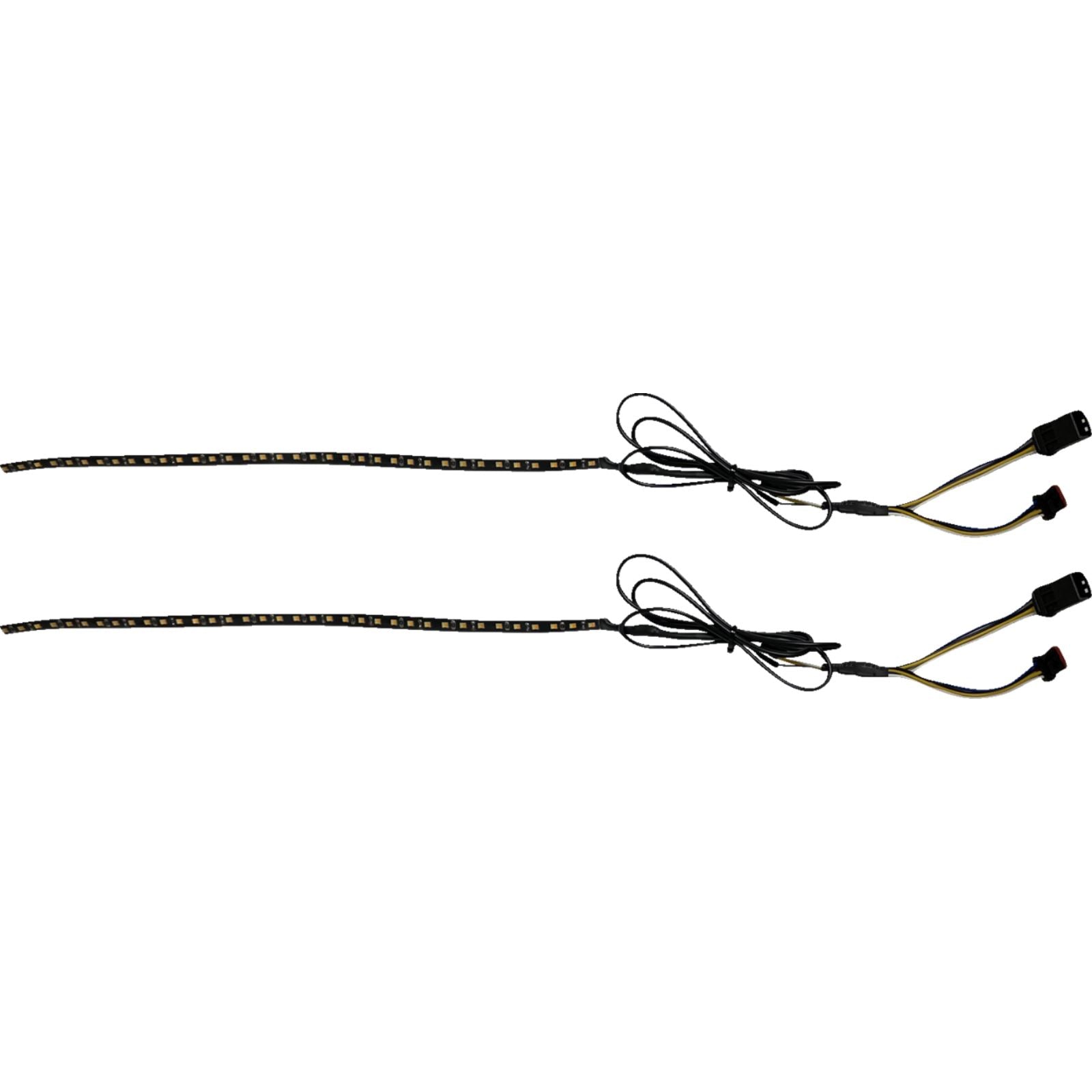 Custom Dynamics Dual Color Light Strips - Fairing - Amber/White CD-LED-36-AW_1397281