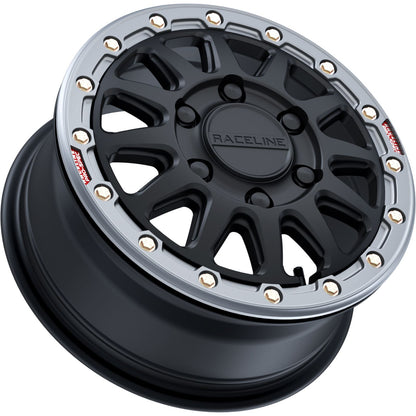 Raceline Wheel - Alpha - Front/Rear - Black/Metal Ring - 15x6.5 - 6/139.7 A14BG56560+74_1404158