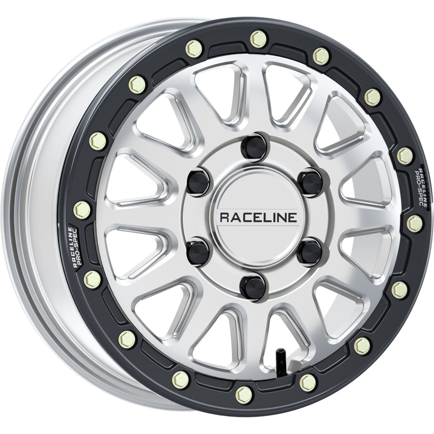 Raceline Wheel - Alpha - Front/Rear - Silver/Metal Ring - 15x6.5 - 6/139.7 A14SB-56560+74_1404159