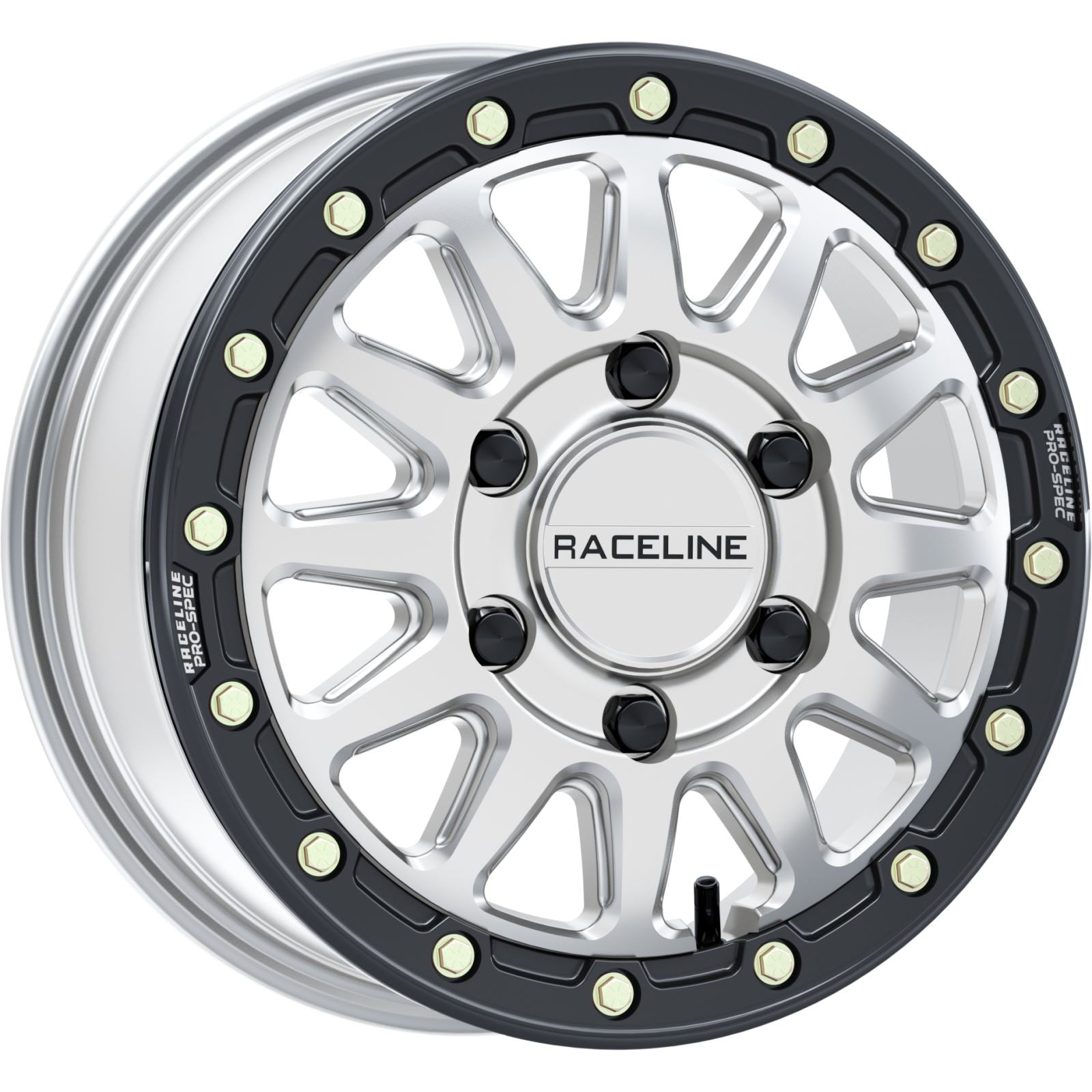 Raceline Wheel - Alpha - Front/Rear - Silver/Metal Ring - 15x6.5 - 6/139.7 A14SB-56560+74_1404159