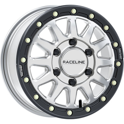 Raceline Wheel - Alpha - Front/Rear - Silver/Metal Ring - 15x6.5 - 6/139.7 A14SB-56560+74_1404159