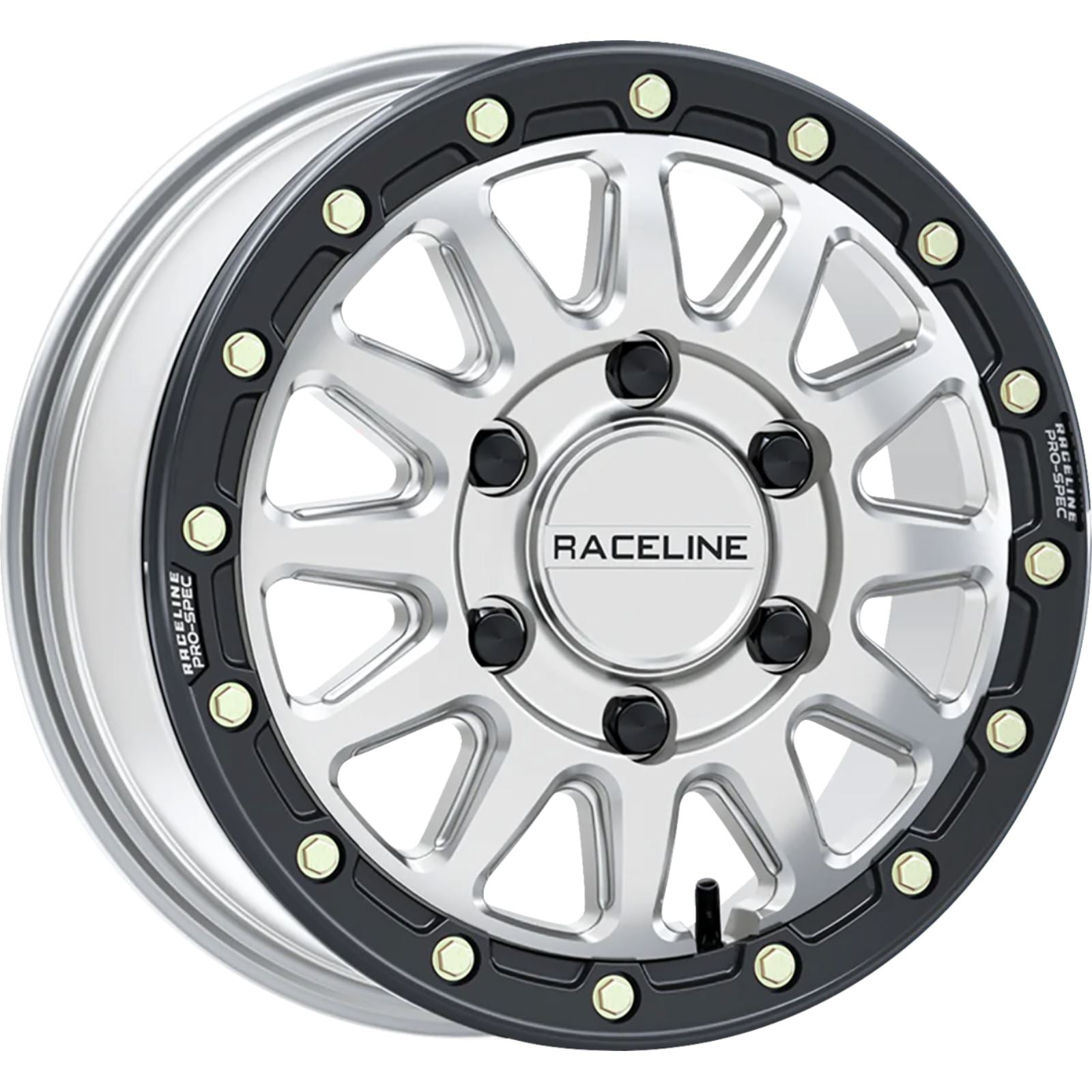 Raceline Wheel - Alpha - Front/Rear - Silver/Metal Ring - 15x6.5 - 6/139.7 A14SB-56560+74_1432939