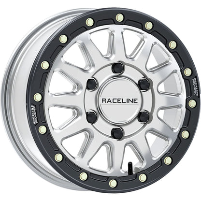 Raceline Wheel - Alpha - Front/Rear - Silver/Metal Ring - 15x6.5 - 6/139.7 A14SB-56560+74_1432939