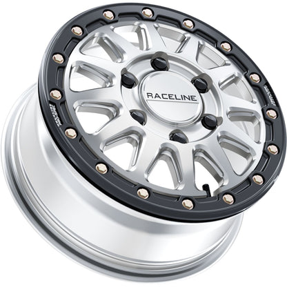 Raceline Wheel - Alpha - Front/Rear - Silver/Metal Ring - 15x6.5 - 6/139.7 A14SB-56560+74_1404160