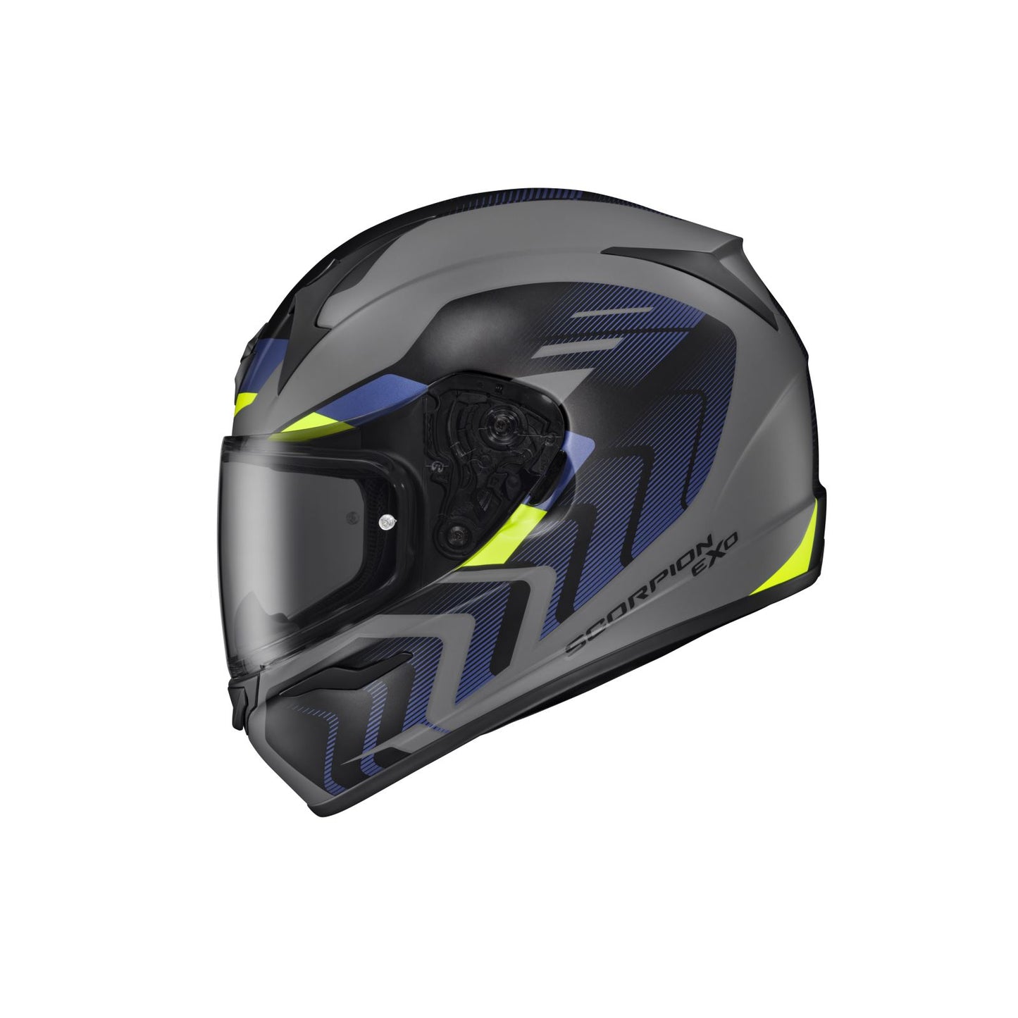 ScorpionEXO EXO-R320 Full-Face Helmet - Alchemy - Cement/Blue/Hi-Viz_1404342