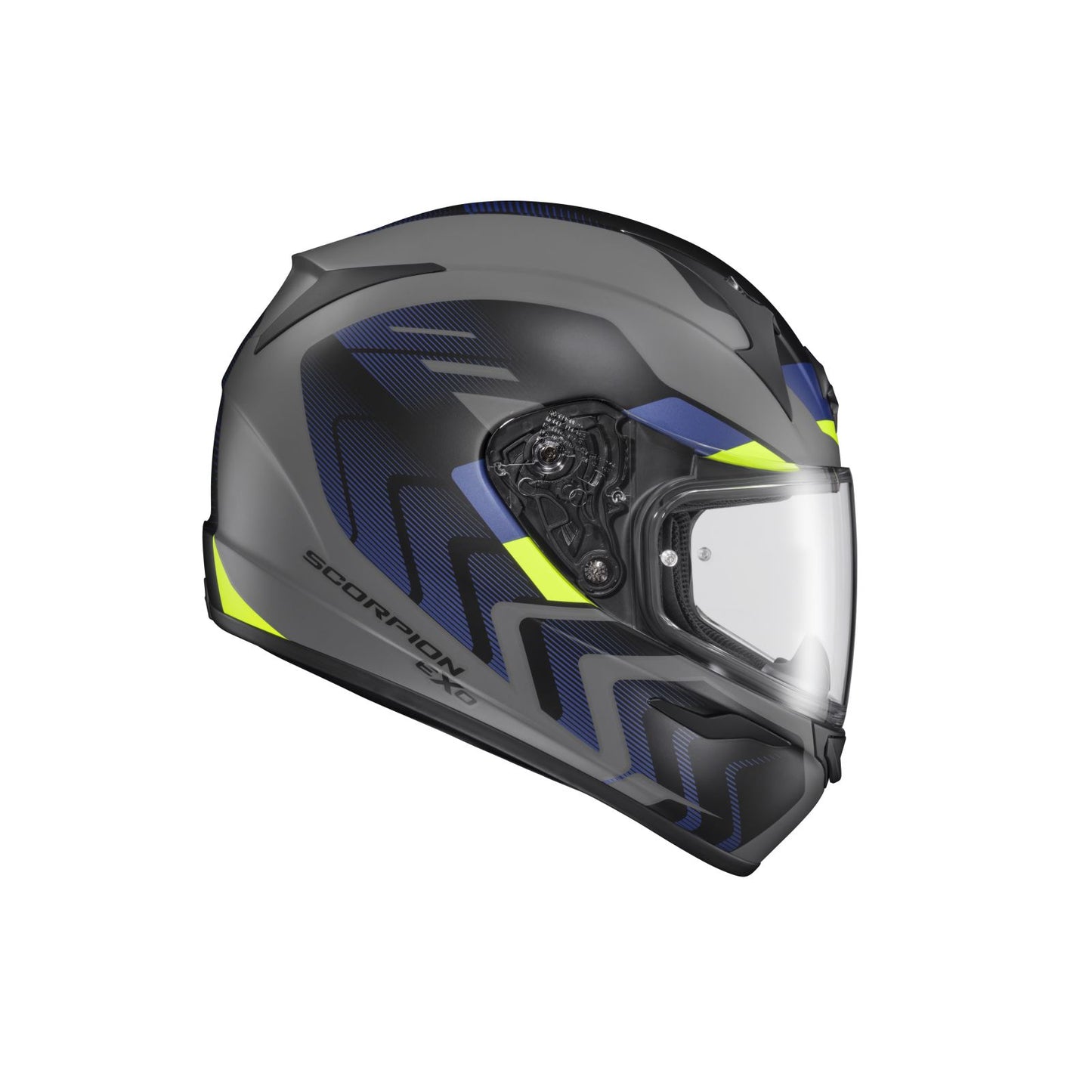 ScorpionEXO EXO-R320 Full-Face Helmet - Alchemy - Cement/Blue/Hi-Viz_1404343