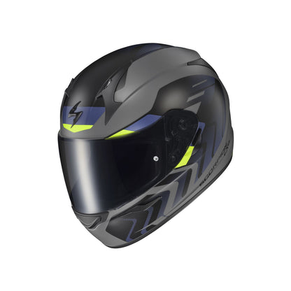 ScorpionEXO EXO-R320 Full-Face Helmet - Alchemy - Cement/Blue/Hi-Viz_1404345