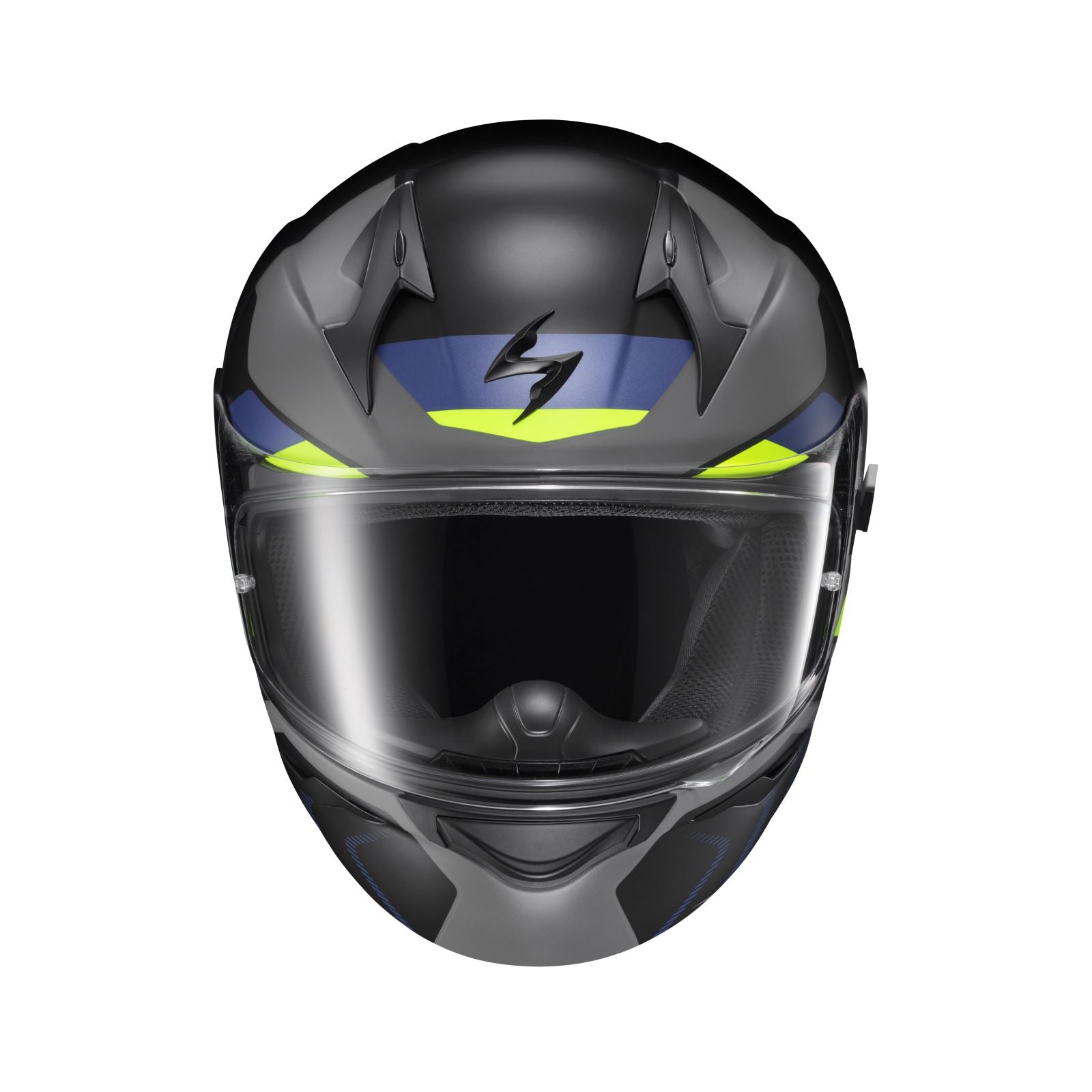 ScorpionEXO EXO-R320 Full-Face Helmet - Alchemy - Cement/Blue/Hi-Viz_1404347